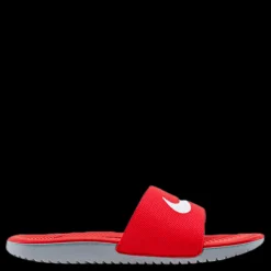 Nike Kawa Slide GS/PS White/Red Röd Outlet