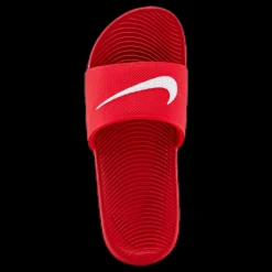 Nike Kawa Slide GS/PS White/Red Röd Outlet