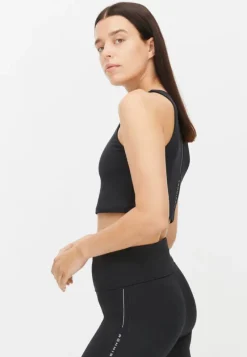 Röhnisch Kay Premium Cropped Top Black Svart Sale