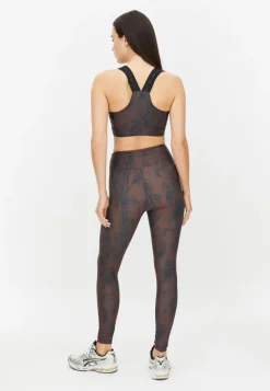 Röhnisch Kay Printed Sportsbra Brown Snake Brun Hot