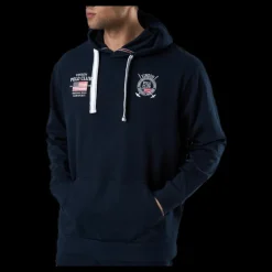 Clearance Vinson Polo Club Keith Hoodie Blue Blå