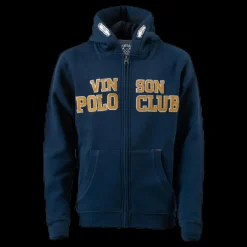 Sale Vinson Polo Club Kent Sweatshirt Hood Blue Blå