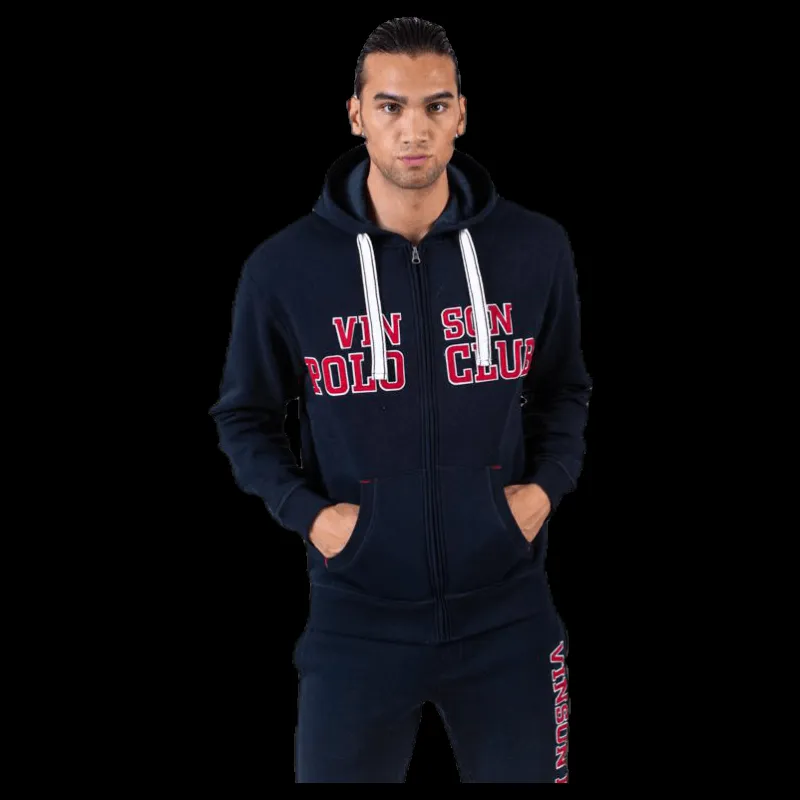 Vinson Polo Club Kent Sweatshirt Zip Blue Blå Clearance