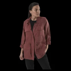 Only Kenya Life Utility Jacket Cc Otw Red Röd Online