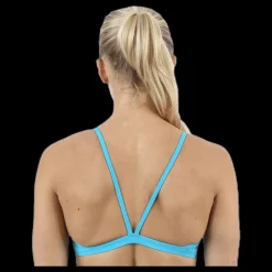 Hot Nike Swim Keyhole Sport Top Green Grön