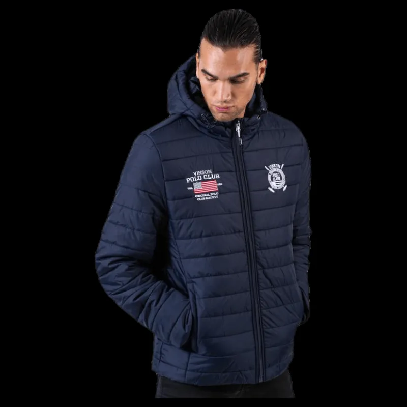 Vinson Polo Club Kicker Jacket Blue Blå Best