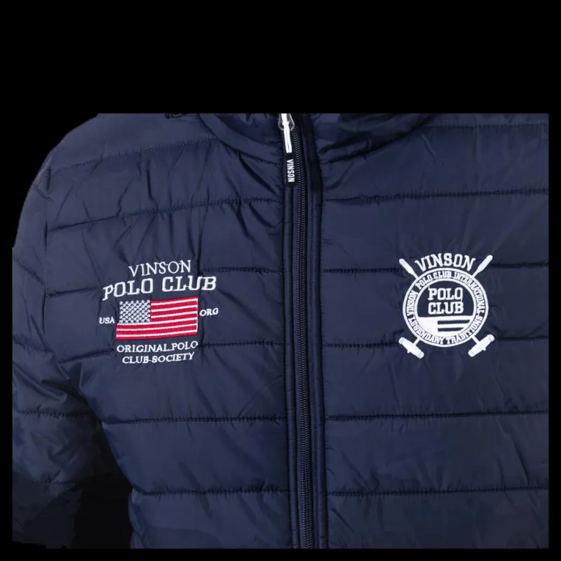 Vinson Polo Club Kicker Jacket Blue Blå Best