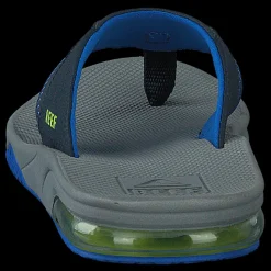 Reef Kids Fanning Navy/lime Blå Clearance