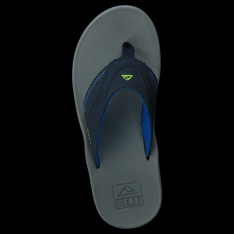 Reef Kids Fanning Navy/lime Blå Clearance