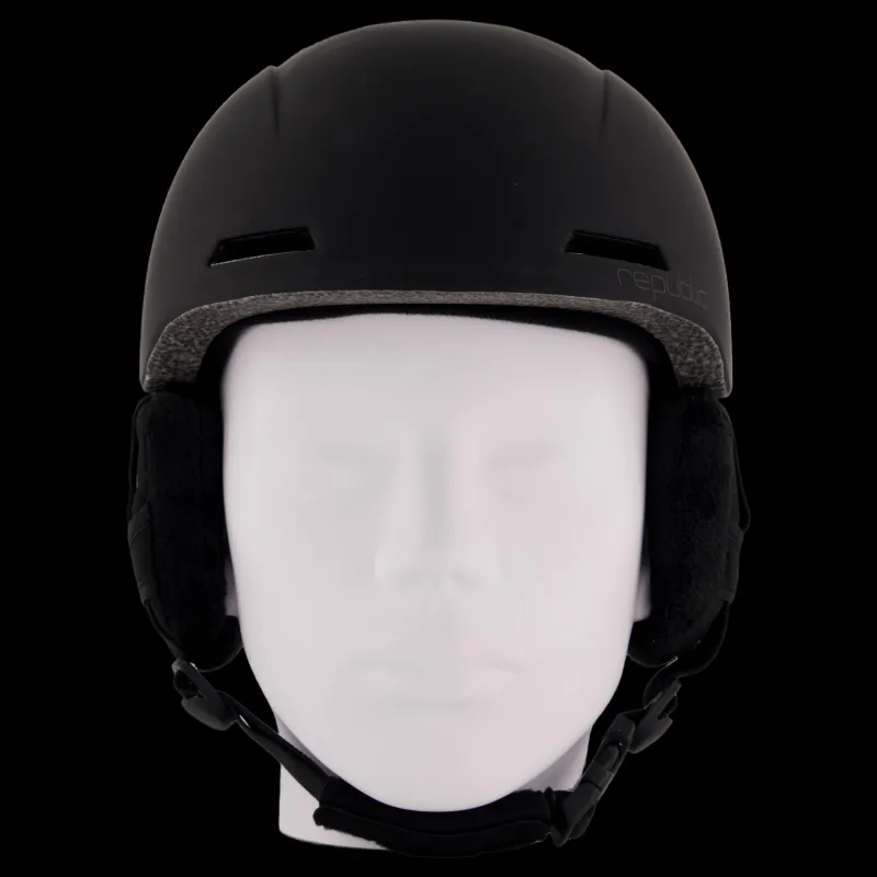 Republic Kids Helmet R550 Black Svart Clearance