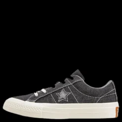 Clearance Converse Kids One Star Sneakers Black Svart