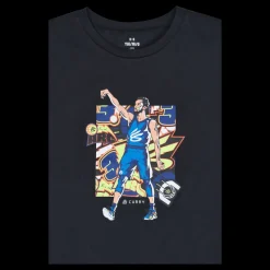 Under Armour KIDS UA CURRY LIGHTNING LOGO SS Svart Sale