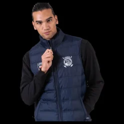 Vinson Polo Club Killian Vest Blue Blå Hot