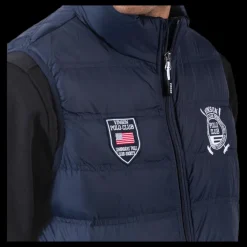 Vinson Polo Club Killian Vest Blue Blå Hot