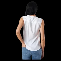 Only Kimmi S/L Top Wvn White Vit