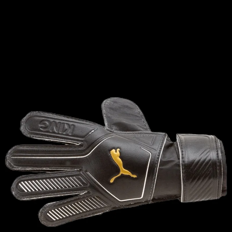 Puma King 4 Black/Gold Svart och Guld