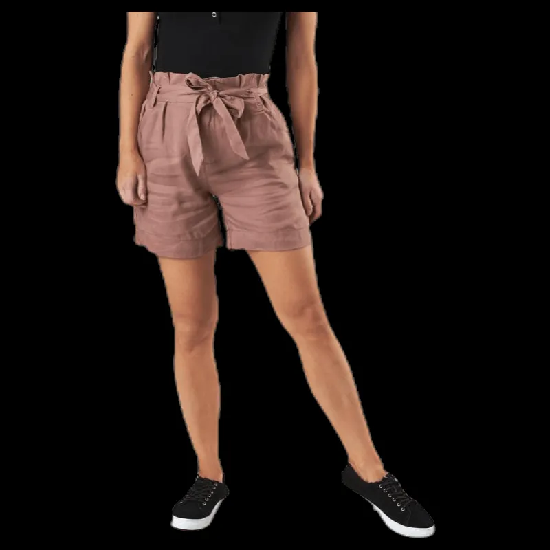 Sale Only Kira Belt Shorts Brown Brun