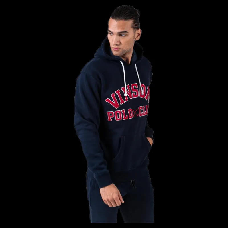 Discount Vinson Polo Club Kiran Sweatshirt Hood Blue Blå