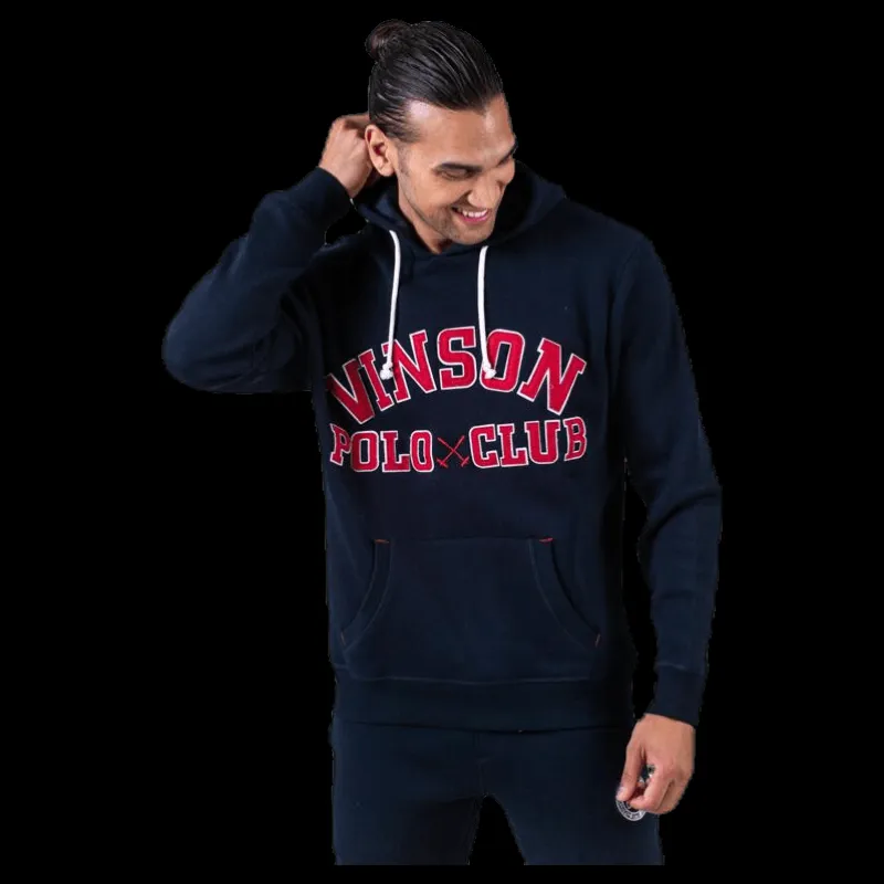 Discount Vinson Polo Club Kiran Sweatshirt Hood Blue Blå