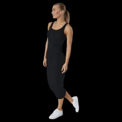 Pieces Kitte Tank Midi Dress Black Svart Online