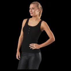 Hot Pieces Kitte Tank Top Black Svart