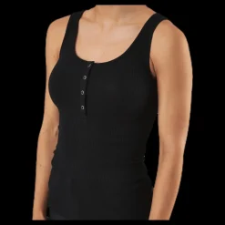 Hot Pieces Kitte Tank Top Black Svart