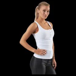 Pieces Kitte Tank Top White Vit Clearance