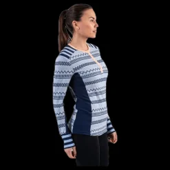 Kari Traa Åkle Long Sleeve Shirt Blue Blå Clearance