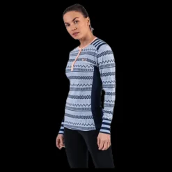 Kari Traa Åkle Long Sleeve Shirt Blue Blå Clearance