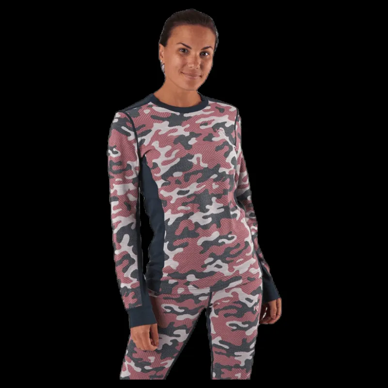 Kari Traa Kongle Long Sleeve Shirt Blue/Patterned Blå och Mönstrad Clearance