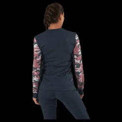 Kari Traa Kongle Long Sleeve Shirt Blue/Patterned Blå och Mönstrad Clearance