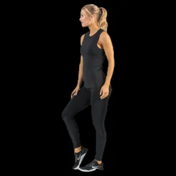 BLACC Koray Rib Tank Black Svart Sale