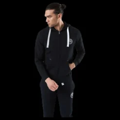 Vinson Polo Club Krew Sweatshirt Full Zip Black Svart Clearance