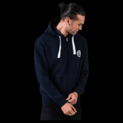 Sale Vinson Polo Club Krew Sweatshirt Full Zip Blue Blå