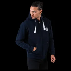 Sale Vinson Polo Club Krew Sweatshirt Full Zip Blue Blå