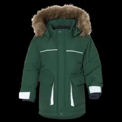 Didriksons Kure Kids Parka 5 Green Grön Online