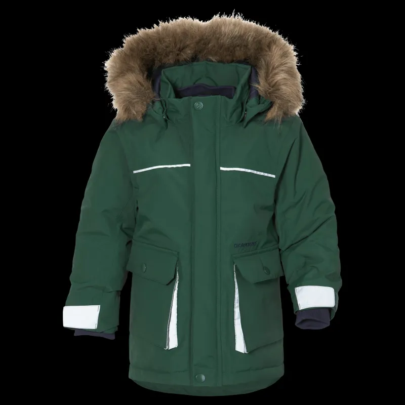 Didriksons Kure Kids Parka 5 Green Grön Online