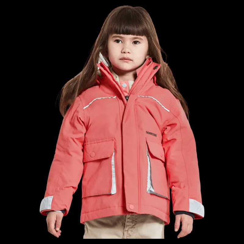 Sale Didriksons Kure Kids Parka 5 Pink Rosa