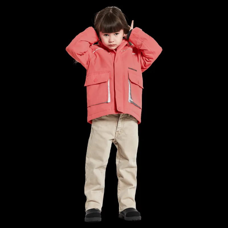 Sale Didriksons Kure Kids Parka 5 Pink Rosa