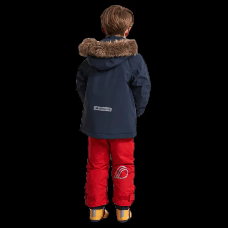 Didriksons Kure Kid's Parka Blue Blå Best