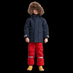 Didriksons Kure Kid's Parka Blue Blå Best