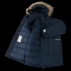 Didriksons Kure Kid's Parka Blue Blå Clearance