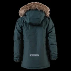 Didriksons Kure Kid's Parka Green Grön