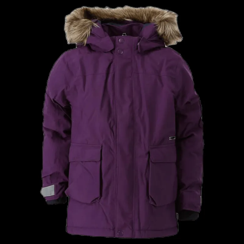 New Didriksons Kure Kid's Parka Purple Lila