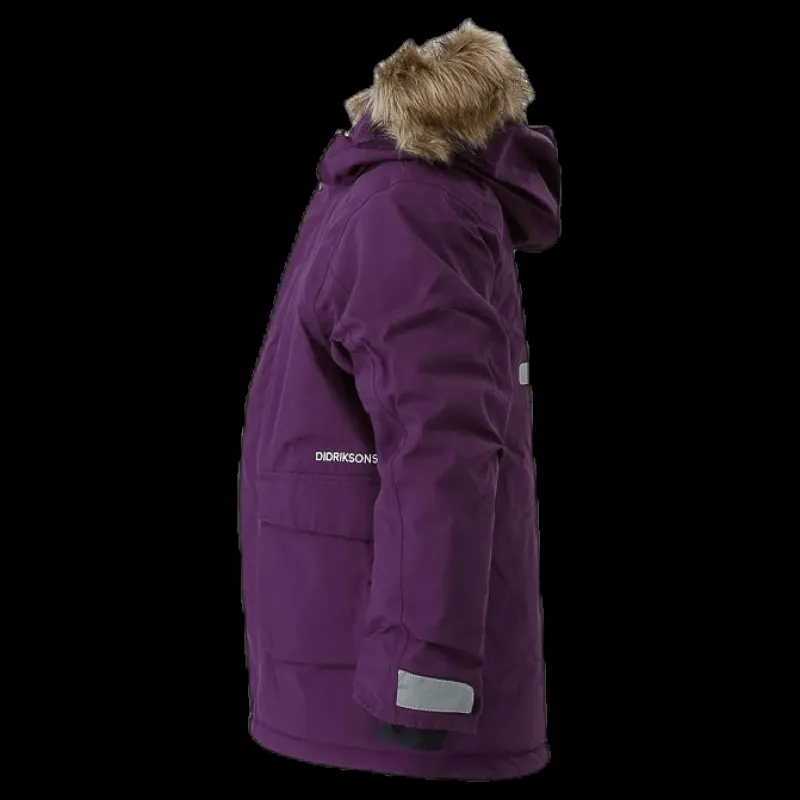 New Didriksons Kure Kid's Parka Purple Lila