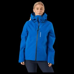 Didriksons Kya Wns Jkt 2 Blue Blå Outlet