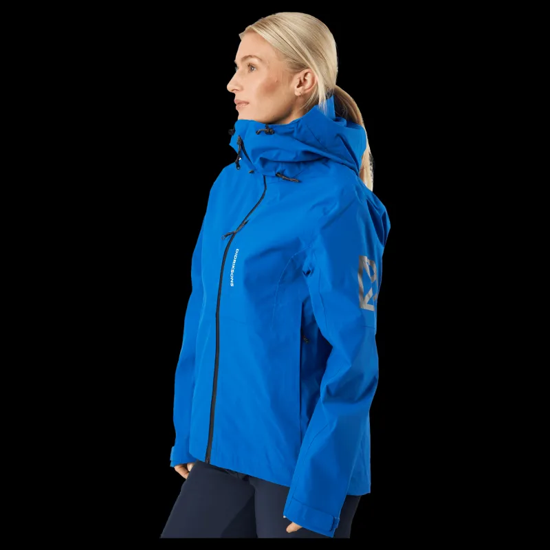 Didriksons Kya Wns Jkt 2 Blue Blå Outlet