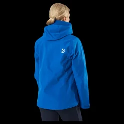 Didriksons Kya Wns Jkt 2 Blue Blå Outlet