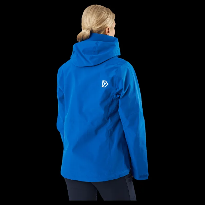 Didriksons Kya Wns Jkt 2 Blue Blå Outlet