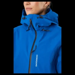 Didriksons Kya Wns Jkt 2 Blue Blå Outlet